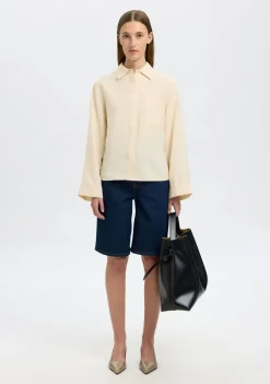 Blouses>SELECTED FEMME BLOUSE Off white