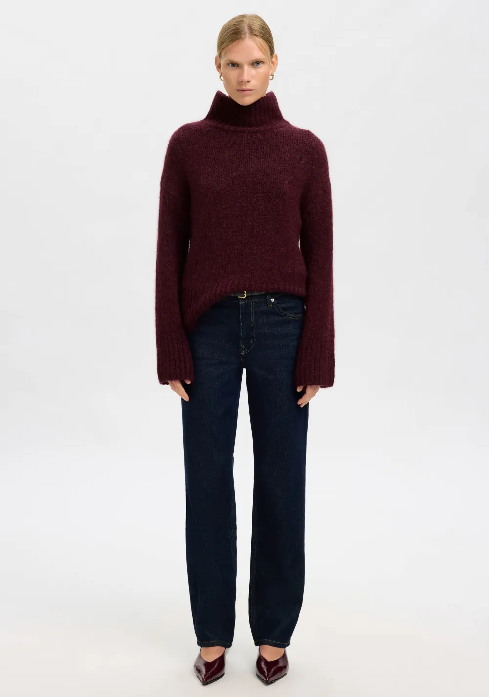 Truien>SELECTED FEMME COLTRUI Rood