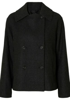 Jassen|Winterjassen>SELECTED FEMME MANTEL Zwart