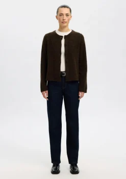 Vesten>SELECTED FEMME VEST Bruin