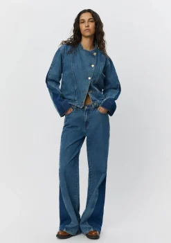 Blazers & Jasjes|Pakken & Co-Ords>SOFIE SCHNOOR DENIMJACK Blauw