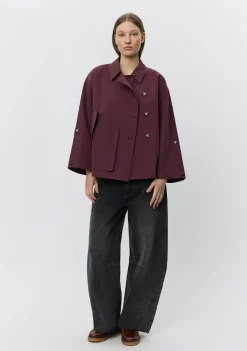 Jassen>SOFIE SCHNOOR TRENCHCOAT Rood