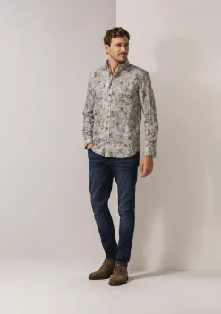 Overhemden>STATE OF ART OVERHEMD Beige