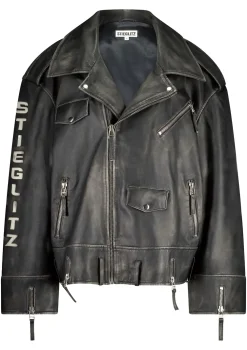 Blazers & Jasjes|Jassen>STIEGLITZ LEER/SUEDE JACK Zwart