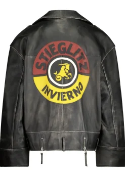 Blazers & Jasjes|Jassen>STIEGLITZ LEER/SUEDE JACK Zwart