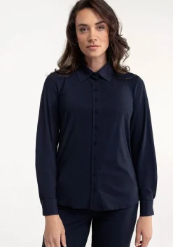 Blouses>STUDIO ANNELOES BLOUSE Blauw
