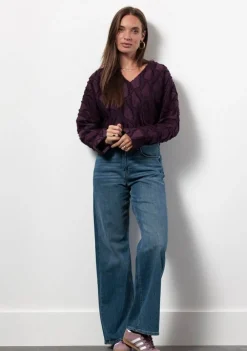 Blouses>STUDIO ANNELOES BLOUSE Paars