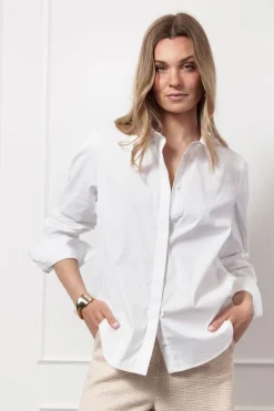 Blouses>STUDIO ANNELOES BLOUSE Wit