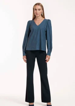 Blouses|Pakken & Co-Ords>STUDIO ANNELOES BLOUSE Blauw
