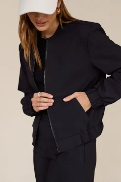 Blazers & Jasjes|Jassen>STUDIO ANNELOES BOMBERJACK Zwart