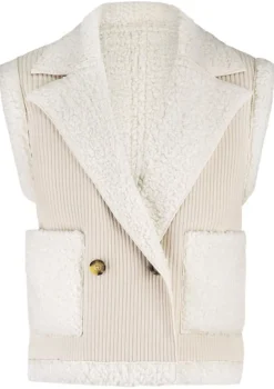 Gilets|Blazers & Jasjes>STUDIO ANNELOES GILET Off white
