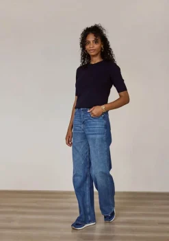 Truien>STUDIO ANNELOES TRUI KORTE MOUW Blauw