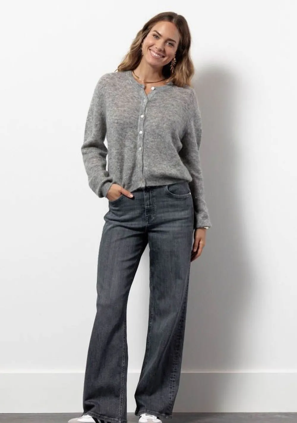 Vesten>STUDIO ANNELOES VEST Grijs