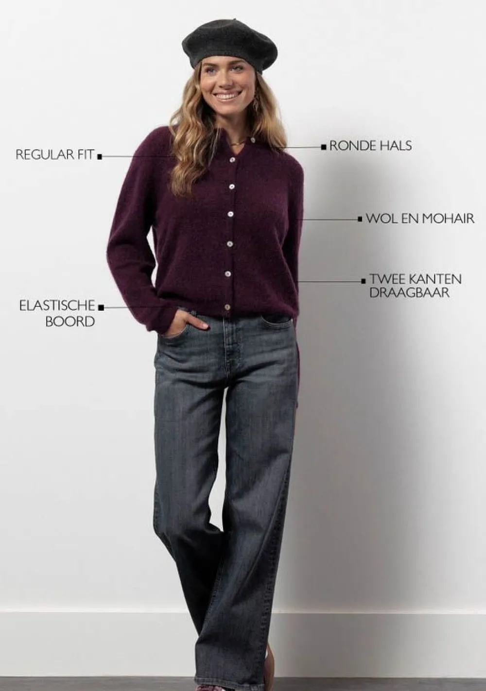 Vesten>STUDIO ANNELOES VEST Paars