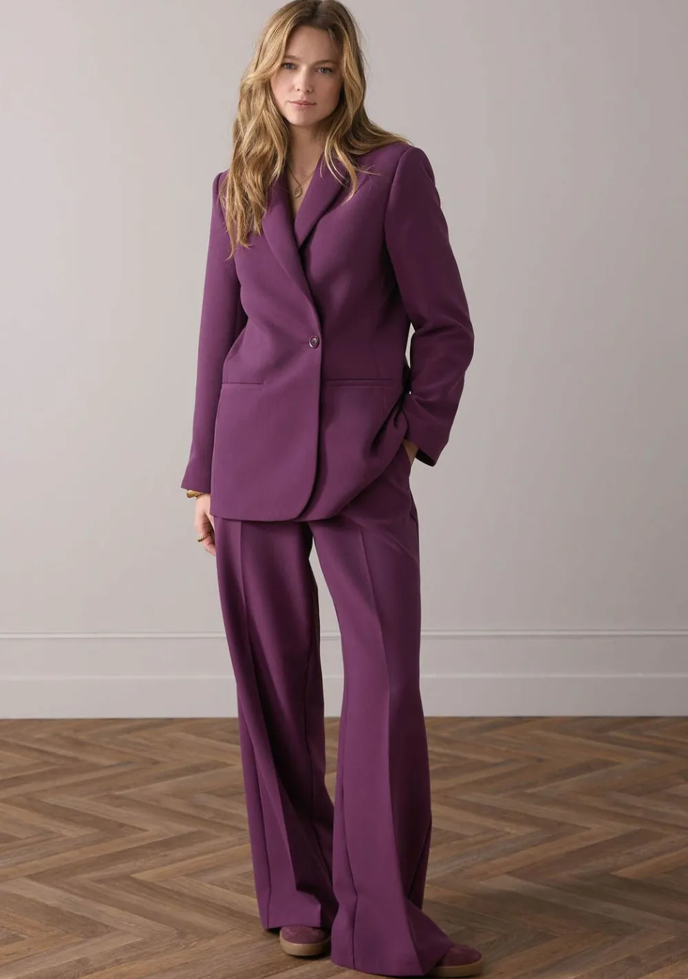 Blazers & Jasjes>SUMMUM BLAZER Paars