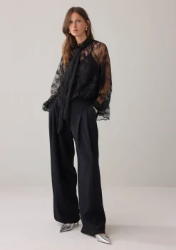 Blouses>SUMMUM BLOUSE Zwart