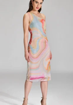 Gelegenheidskleding>SWING JURK Roze