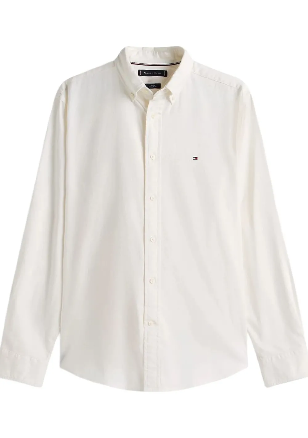 Overhemden>TOMMY HILFIGER OVERHEMD Off white