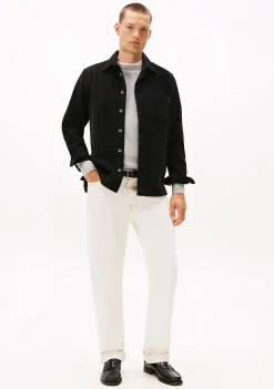 Overshirts>TOMMY HILFIGER OVERSHIRT Zwart