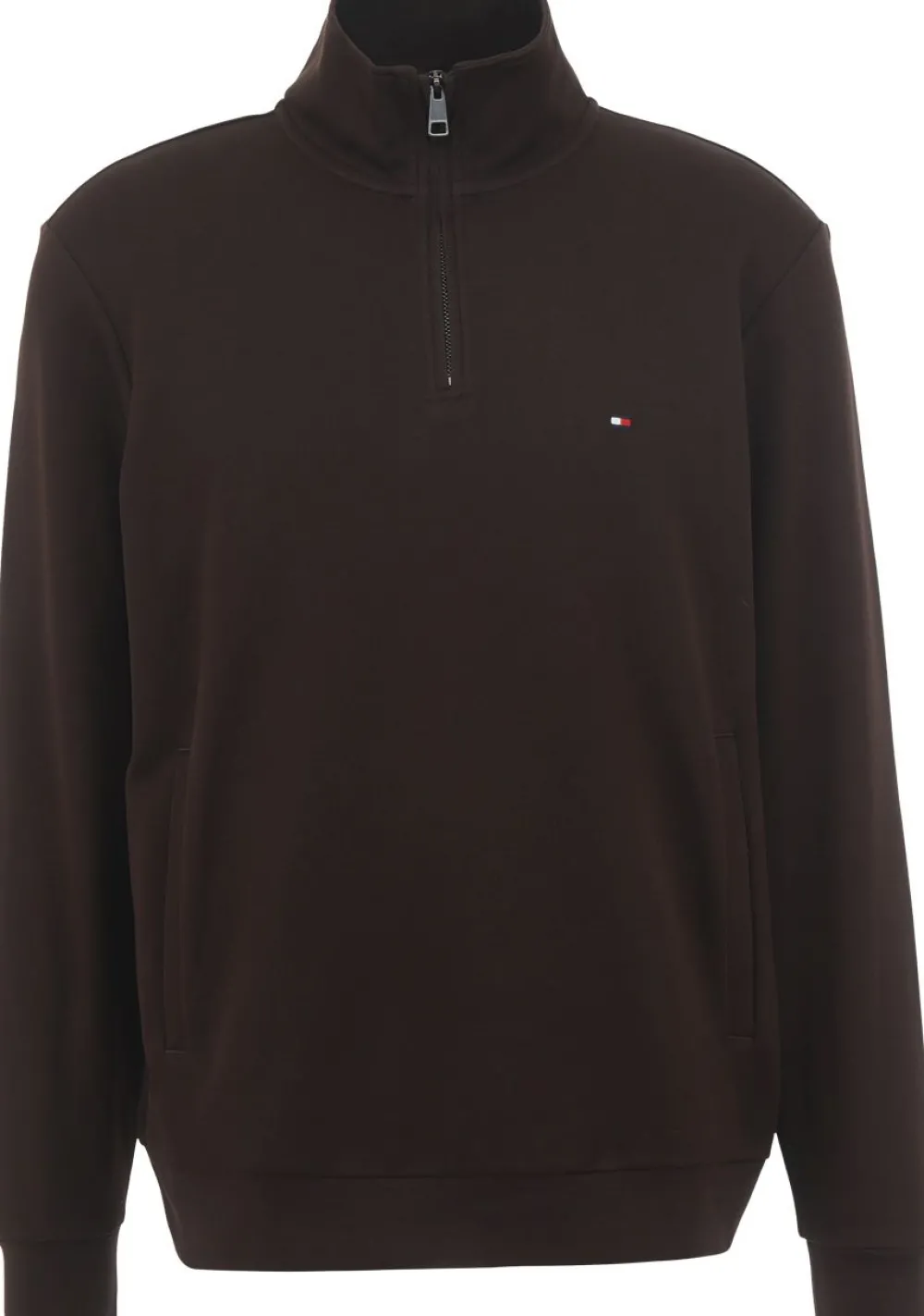 Truien>TOMMY HILFIGER SWEATER Bruin