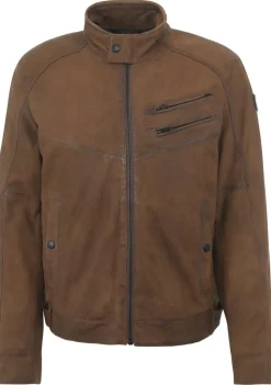 Jassen>VANGUARD LEREN JACK Bruin