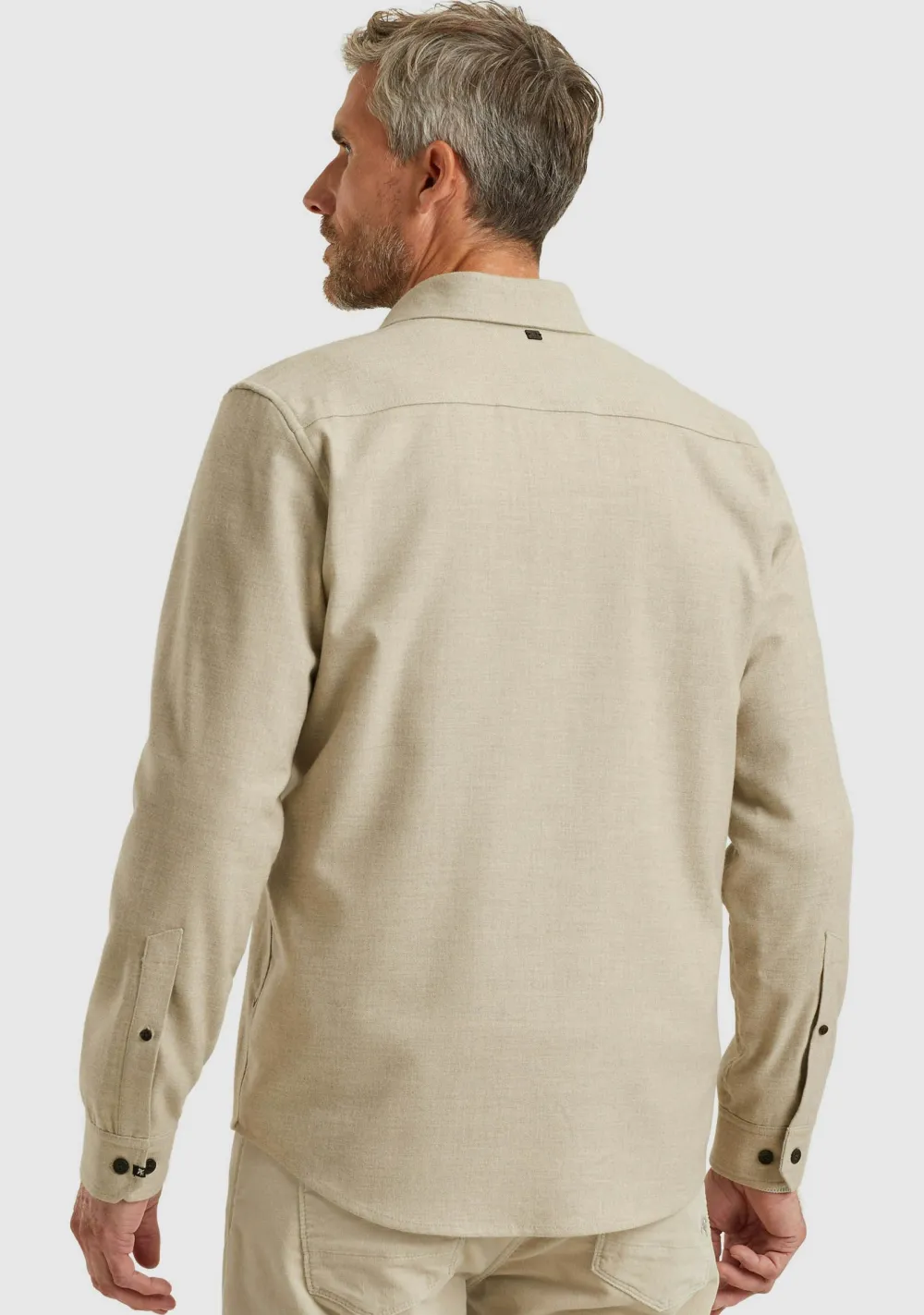 Overhemden>VANGUARD OVERHEMD Beige