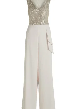 Jumpsuits>VERA MONT JUMPSUIT Beige