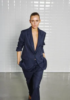 Blazers & Jasjes|Pakken & Co-Ords>WITH BLACK BLAZER Blauw