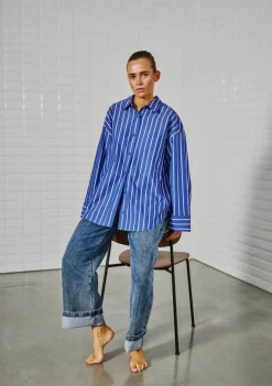 Blouses>WITH BLACK BLOUSE Blauw