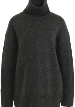 Truien>WITH BLACK COLTRUI Grijs