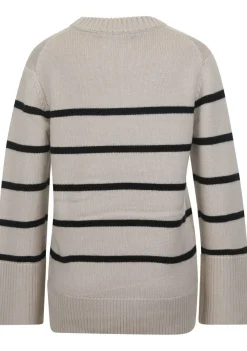 Truien>WITH BLACK TRUI Beige