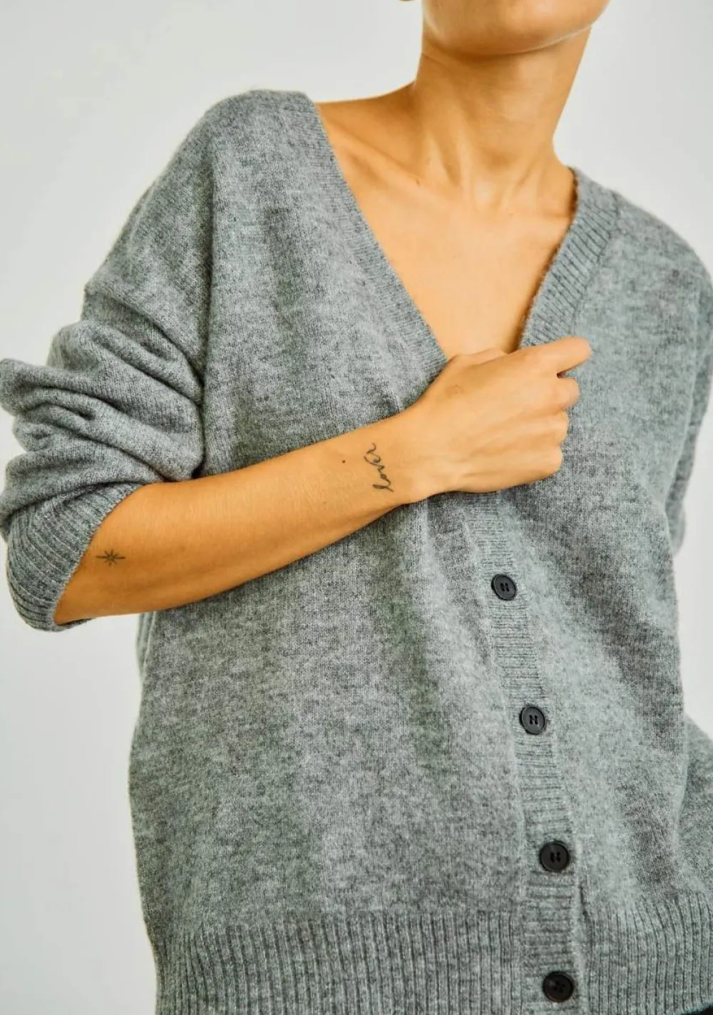 Vesten>WITH BLACK VEST Grijs