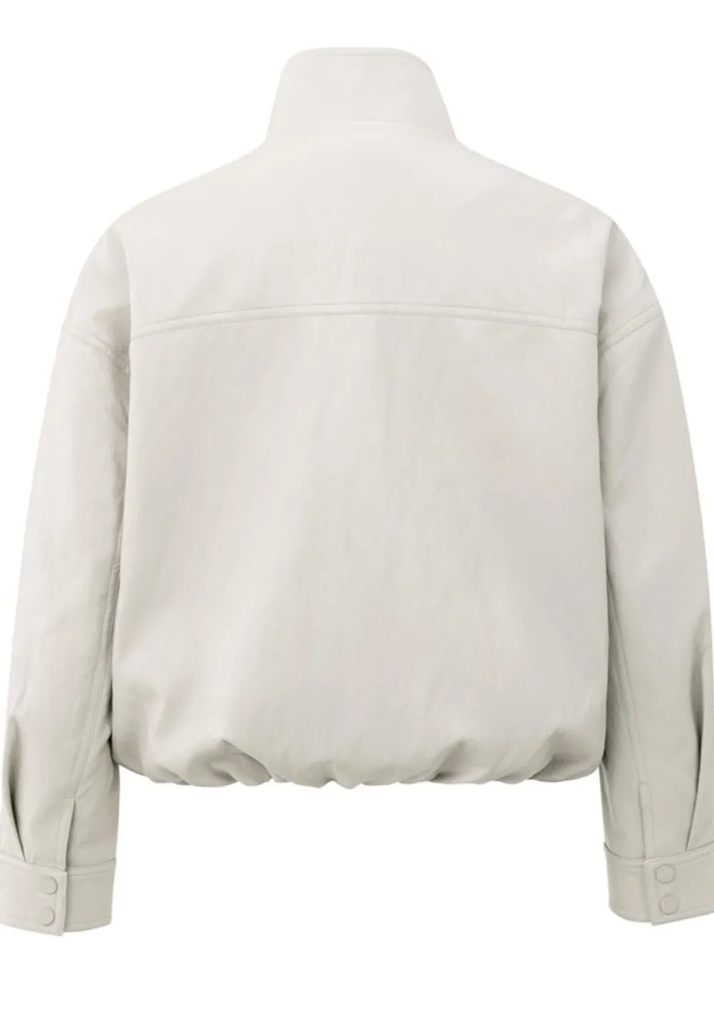 Blazers & Jasjes|Jassen>YAYA LEER/SUEDE JACK Beige