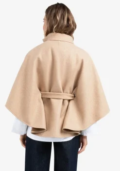 Truien>YAYA PONCHO Beige