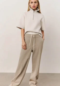 Truien>YAYA TRUI KORTE MOUW Beige