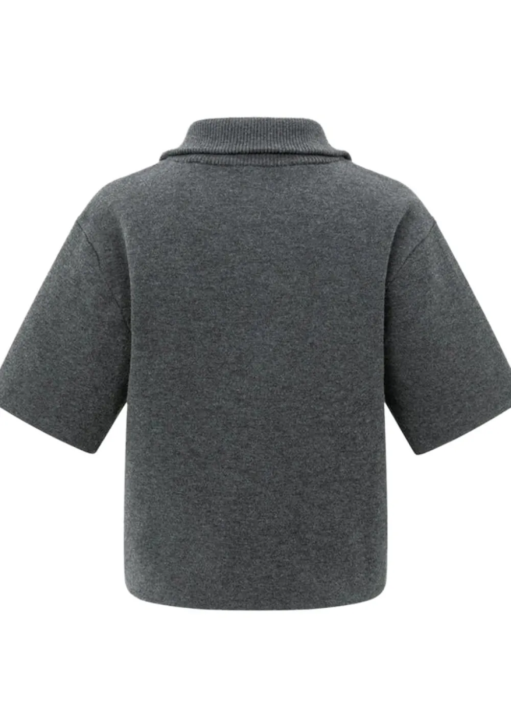 Truien>YAYA TRUI KORTE MOUW Grijs