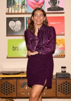 Blouses>YDENCE BLOUSE Paars