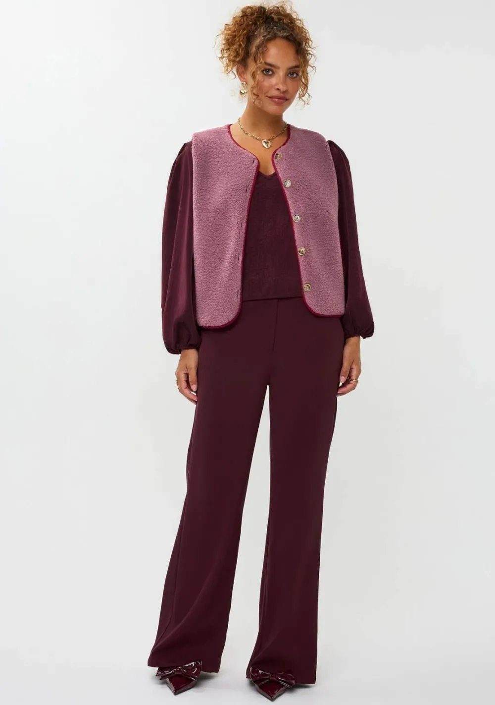 Gilets|Blazers & Jasjes>YDENCE GILET Paars