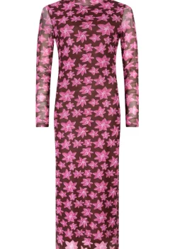 Jurken>YDENCE JURK Bruin