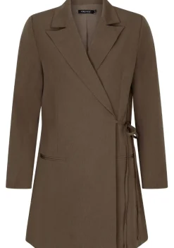 Jurken>YDENCE JURK Bruin