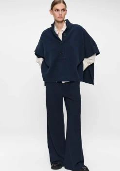 Truien>ZENGGI PONCHO Blauw