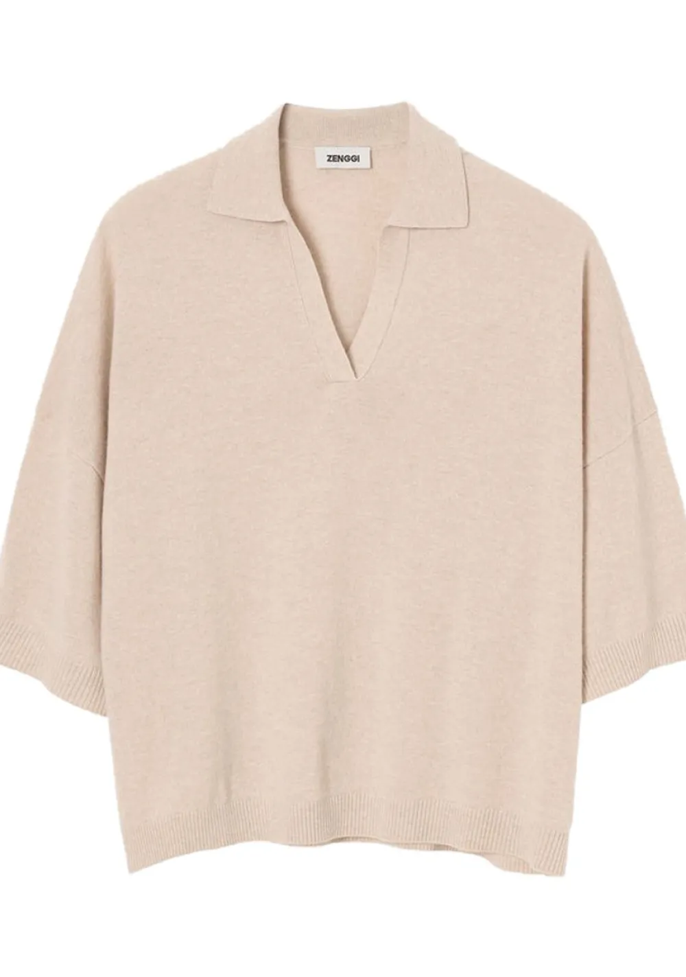 Truien>ZENGGI TRUI KORTE MOUW Off white