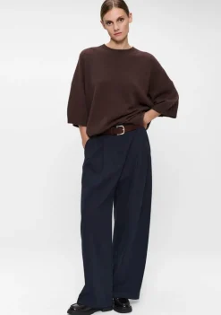 Truien>ZENGGI TRUI KORTE MOUW Bruin