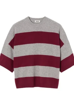 Truien>ZENGGI TRUI KORTE MOUW Grijs